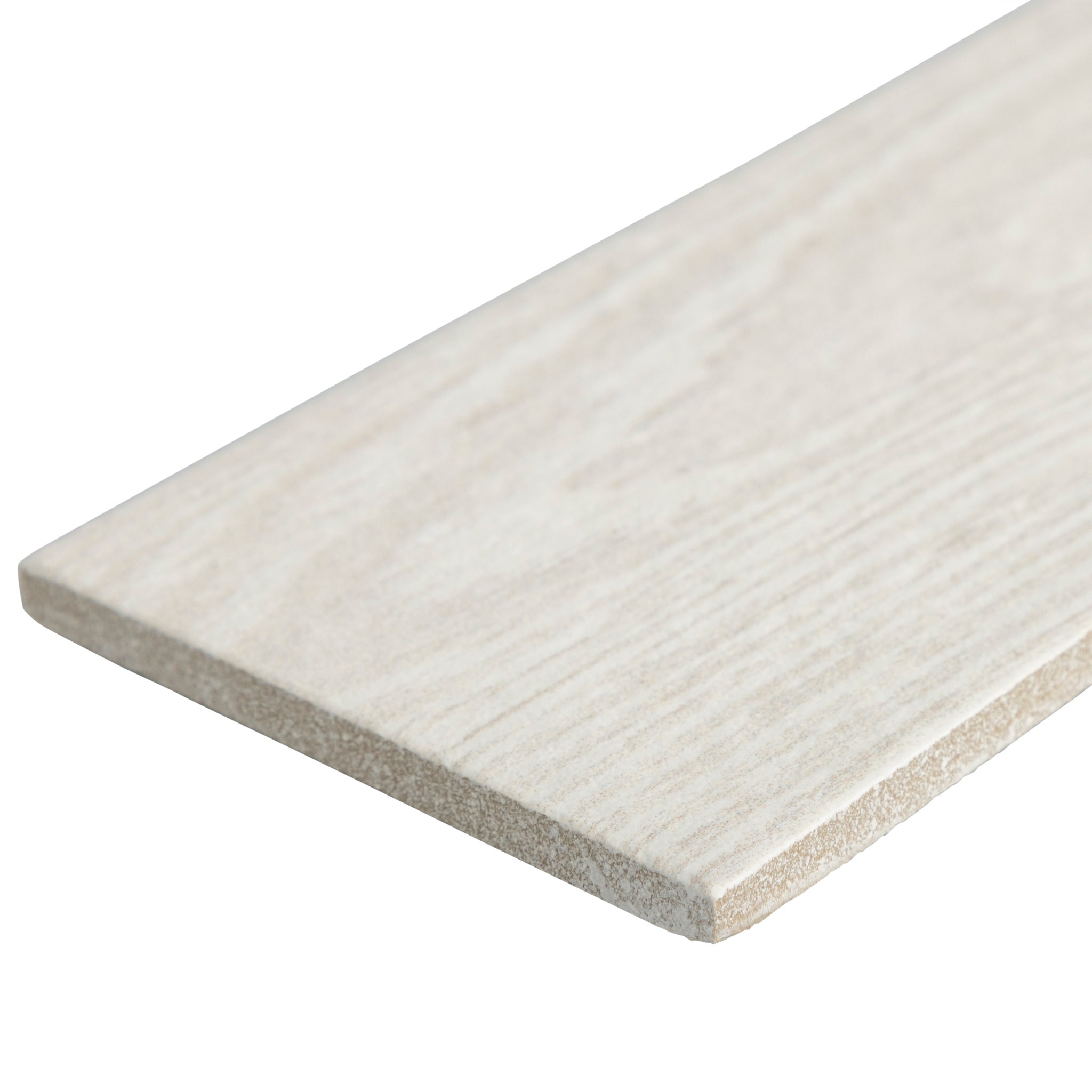 Woodside 3x18 White porcelain tile - Industry Tile